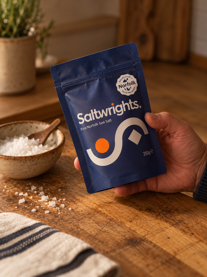 Refill your salt pig or simply use and reseal after use. 